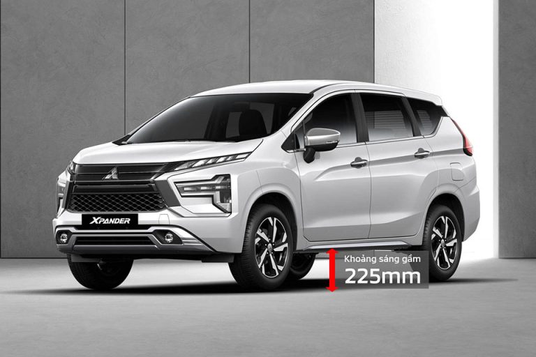 Khoảng sáng gầm 225mm